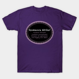 Romance Writer Label - Dark Shirts T-Shirt